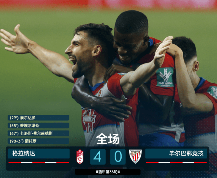 关于格兰纳达主场大胜，继续领跑积分榜的信息